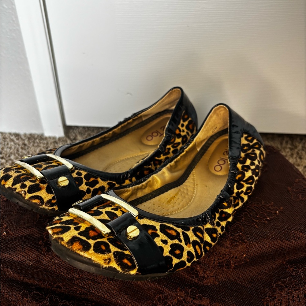 “Me Too” Leopard Print Flats